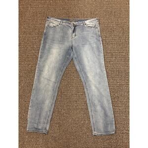 Buffalo Mid Rise Slim‎ Boyfriend Mimi Jeans Womens Size 37x28.5 Streetwear FLAW
